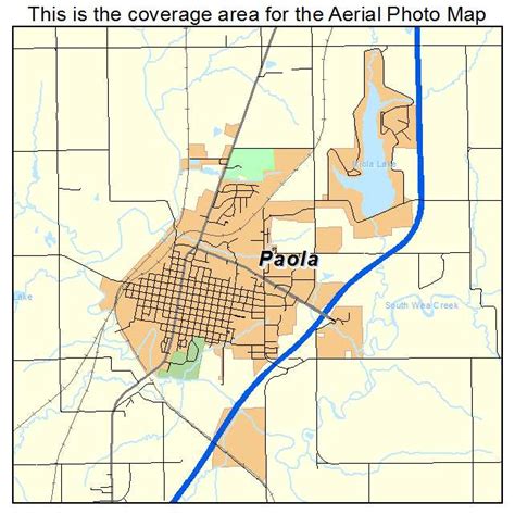 paola kansas map.